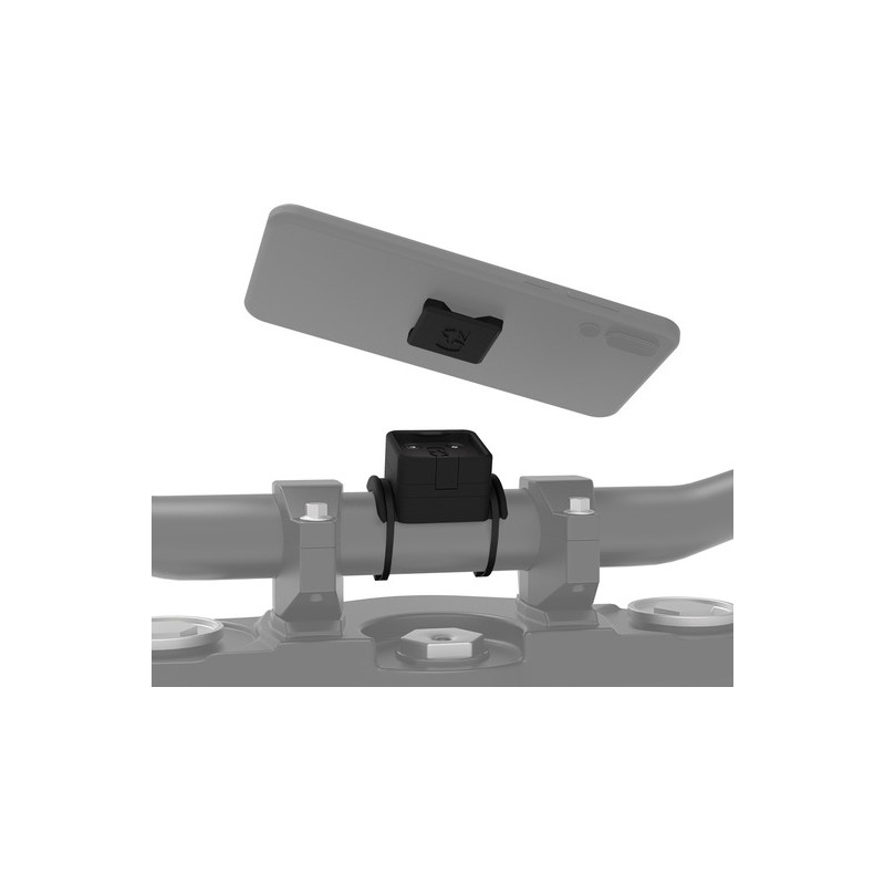 Suport pentru telefon, cameră foto și navigație Oxford CLIQR cu curea de fixare