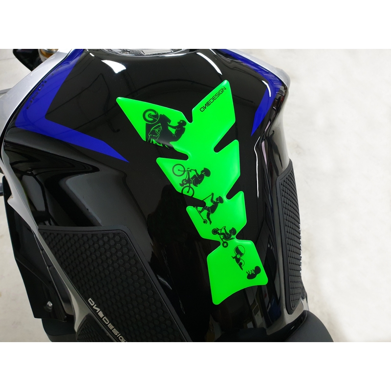 Capacul rezervorului de combustibil Print - Moon fluo green lichidare
