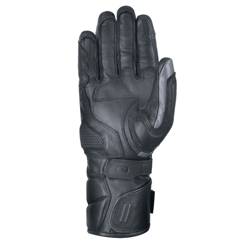 Mănuși de motocicletă Oxford Advanced Mondial lung gri-negru