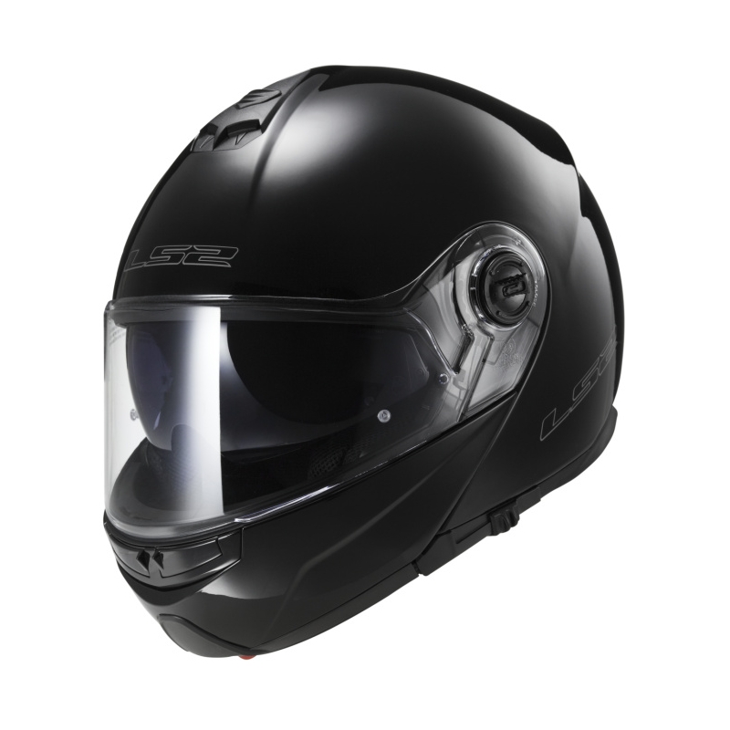 Cască de motociclist LS2 FF325 Strobe negru lucios - Clasa II
