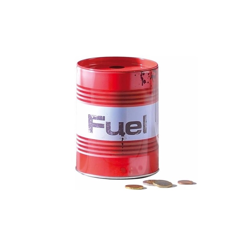Cutie de bani metalică pentru combustibil