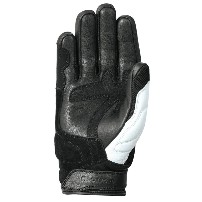Mănuși pentru motociclete Oxford RP-6S negru-alb-alb-galben-fluo