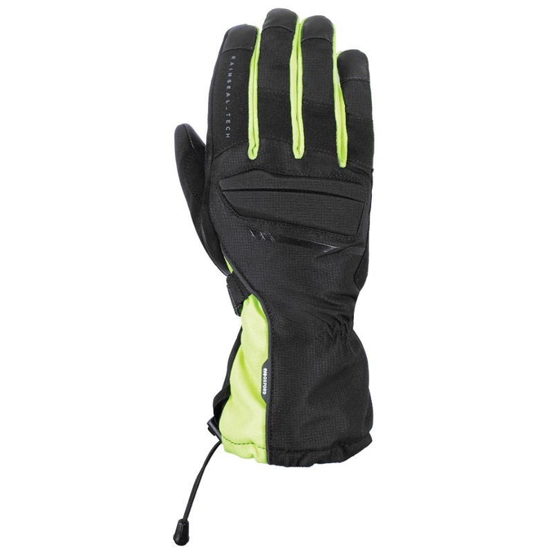 Mănuși pentru motociclete Oxford Convoy 2.0 negru-galben-fluo
