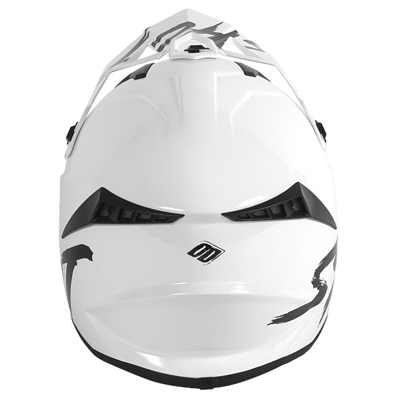 Motocross Casca Shot Lite Uni Solid White Gloss Vânzare lichidare