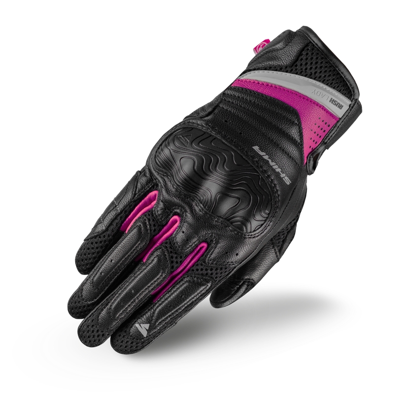 Mănuși de motocicletă pentru femei Shima Rush negru-fucsia