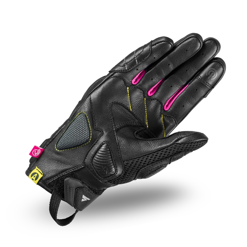 Mănuși de motocicletă pentru femei Shima Rush negru-fucsia