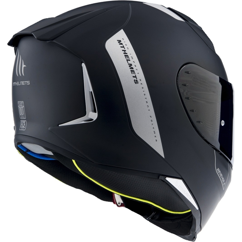 Cască de motocicletă MT Revenge 2 Solid Black Matte Integral pentru motociclete