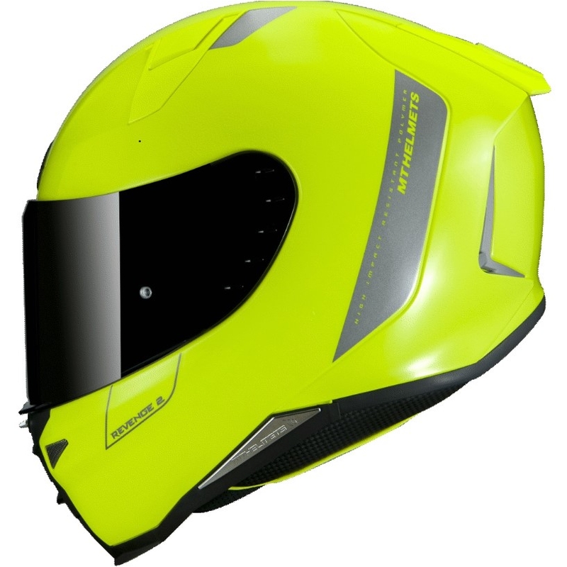 MT Revenge 2 Solid galben fluo solid  cască de motocicletă integrală galben fluo výprodej lichidare