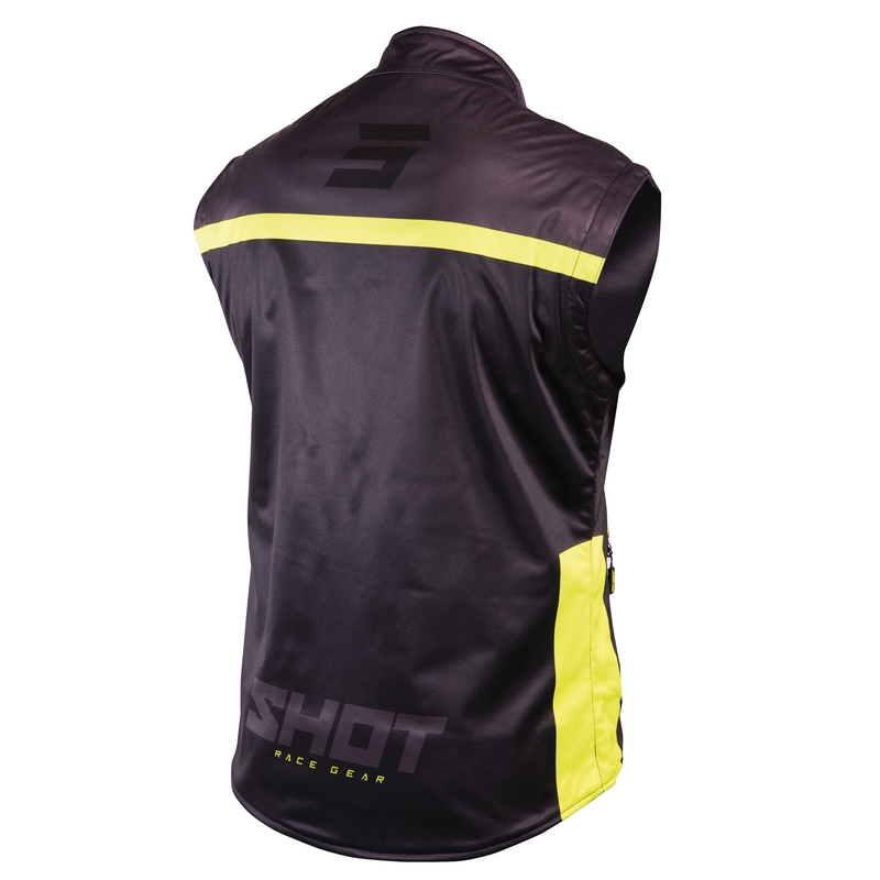 Vesta Softshell Shot Lite negru-fluo galben výprodej lichidare