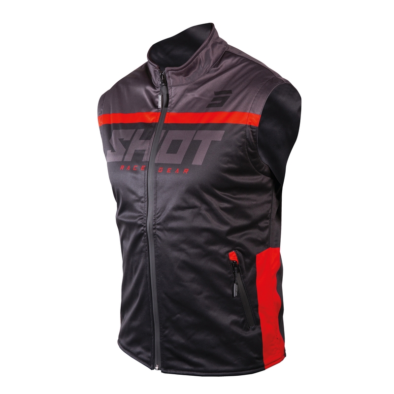 Vesta Softshell Shot Lite negru-roșu výprodej lichidare
