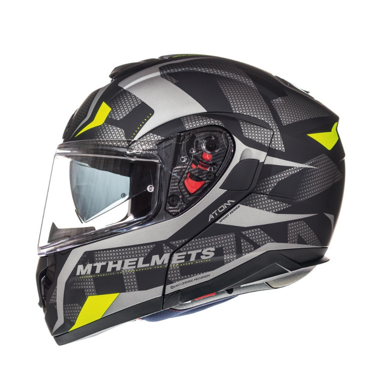 MT Atom Divergence cască de motocicletă gri mat lichidare