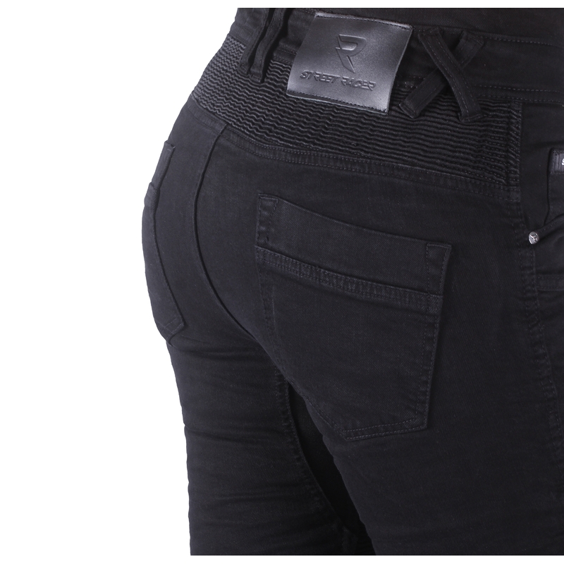 Blugi de dama Street Racer Stretch II Slim fit CE negri