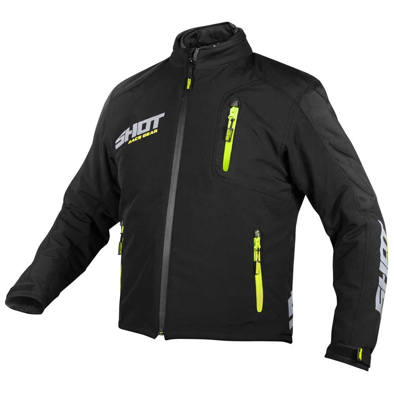 Jachetă Shot Climatic negru-fluo galben výprodej lichidare