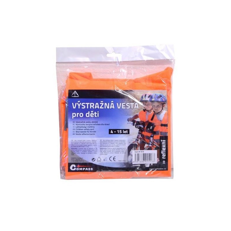 Vesta de avertizare portocalie pentru copii