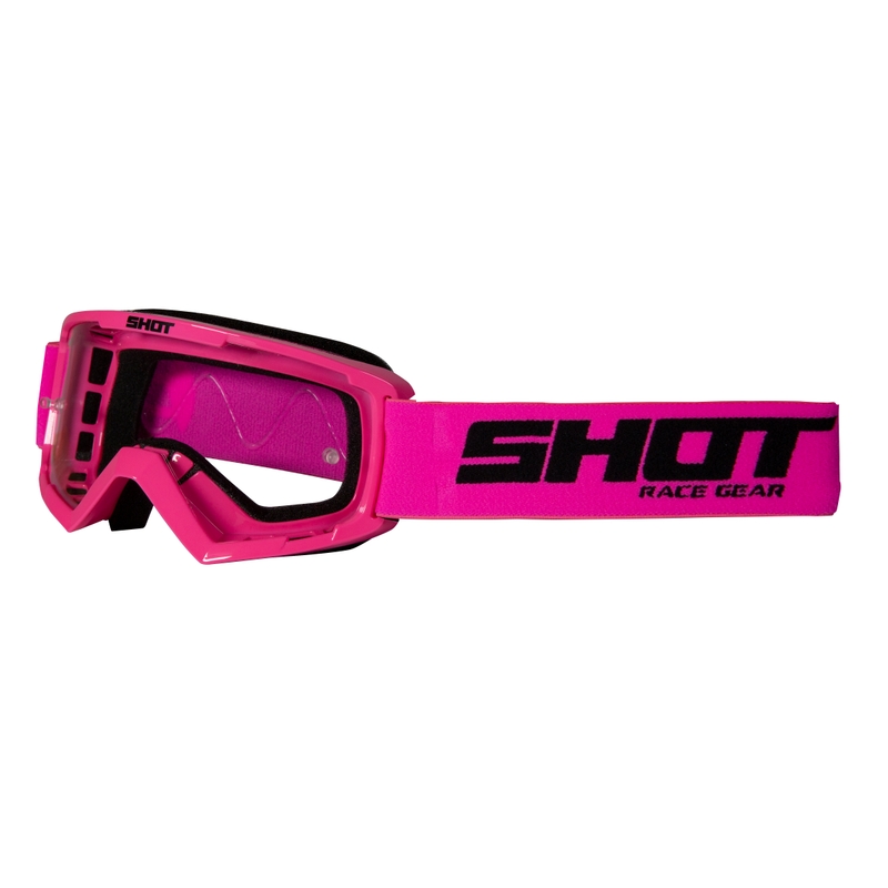Ochelari de motocross pentru copii Shot Rocket roz