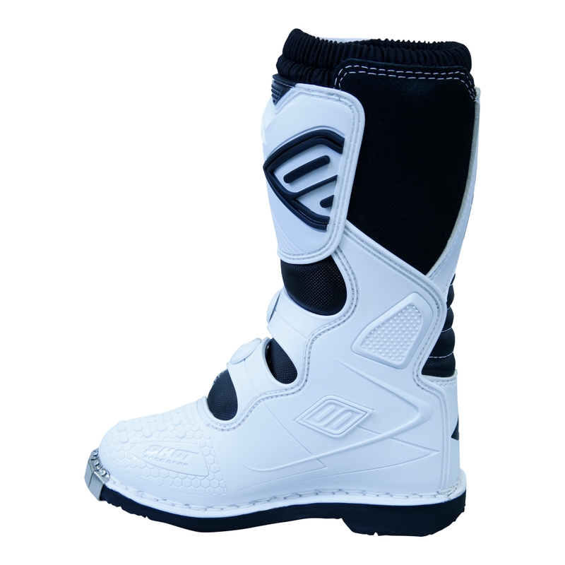 Copii Cizme de motociclete Shot K10 Alb Vânzare lichidare
