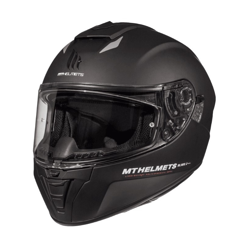 MT Blade 2 SV Cască de motocicletă integrală negru mat solid - Grad II
