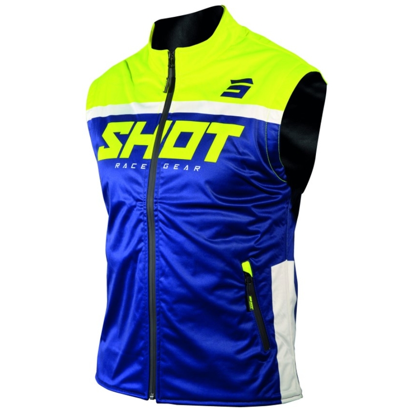 Vesta Softshell Shot Lite albastru-fluo galben výprodej lichidare