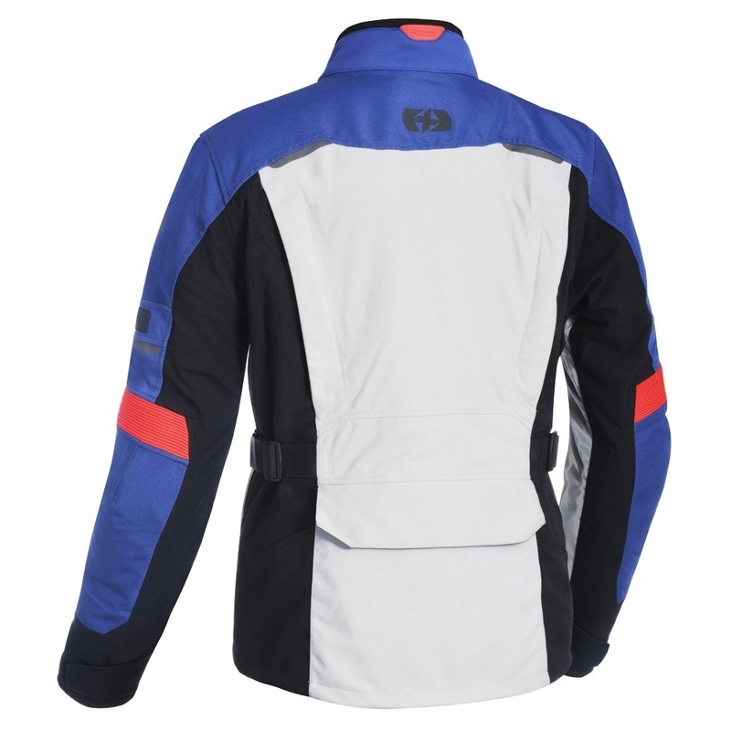 Jachetă de motociclist Oxford Advanced Mondial gri-negru-albastru