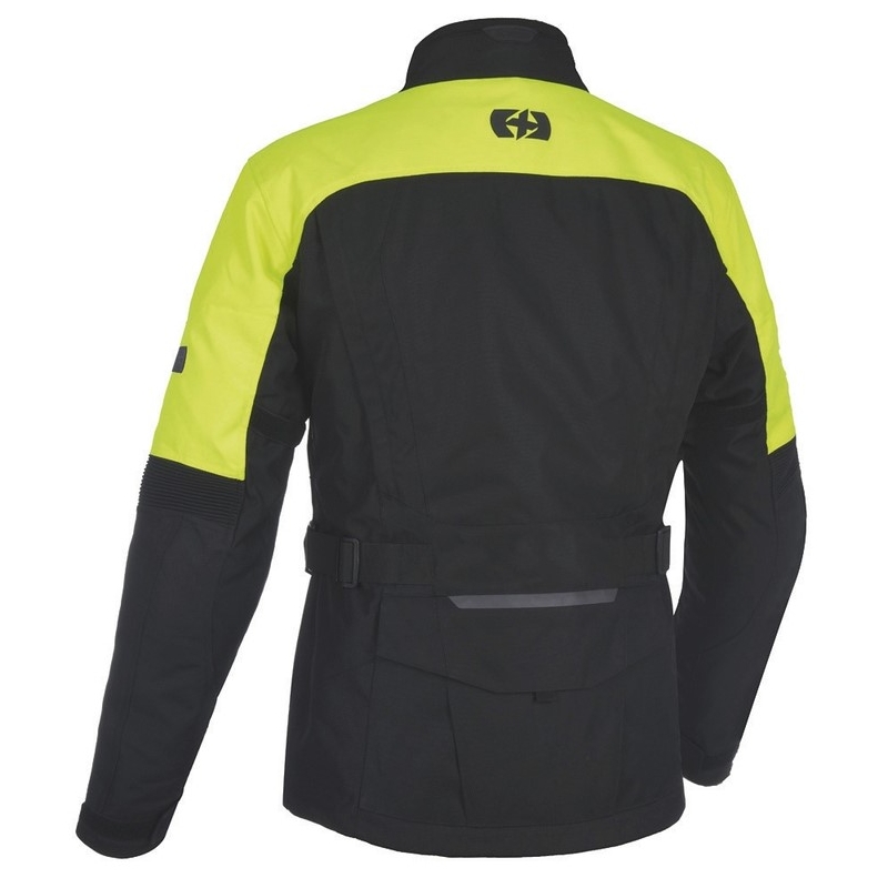 Jachetă de motocicletă Oxford Advanced Continental negru-galben fluo