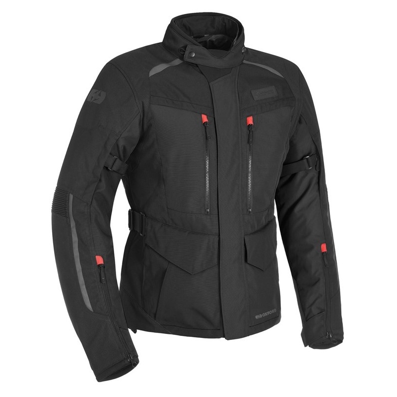 Oxford Advanced Continental Continental negru negru jacheta de motociclete  lichidare