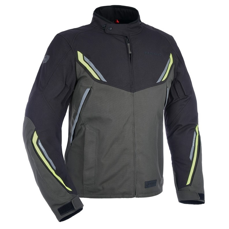Oxford Advanced Hinterland jachetă de motocicletă negru-gri-fluo-galbenă