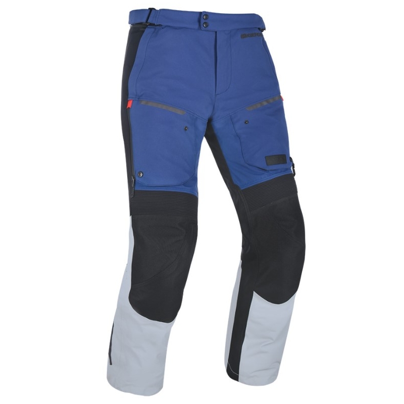 Oxford Advanced Mondial Mondial Grey-Negru-Negru-Albastru pantaloni de motociclete výprodej lichidare
