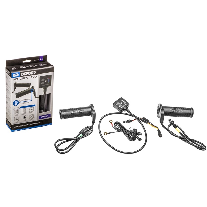 Oxford Hotgrips Evo Thermistor Touring cu mânere încălzite