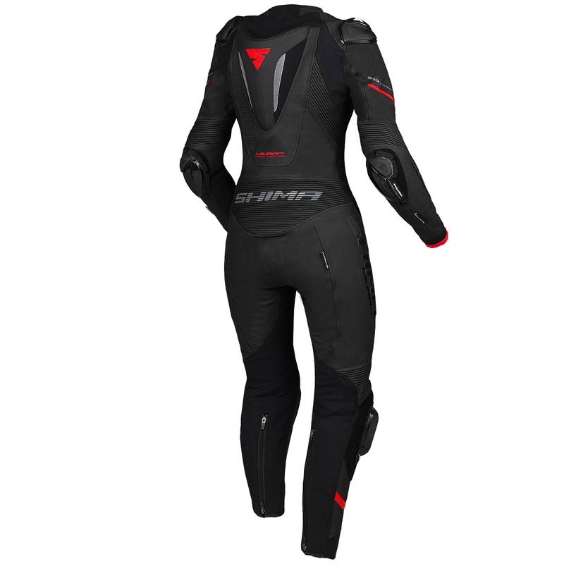 Costum de femeie dintr-o singură piesă Shima Miura RS negru-roșu