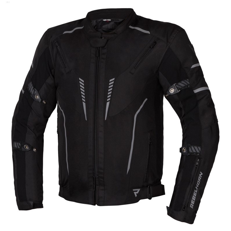 Rebelhorn Blast Blast negru jacheta de motociclete lichidare