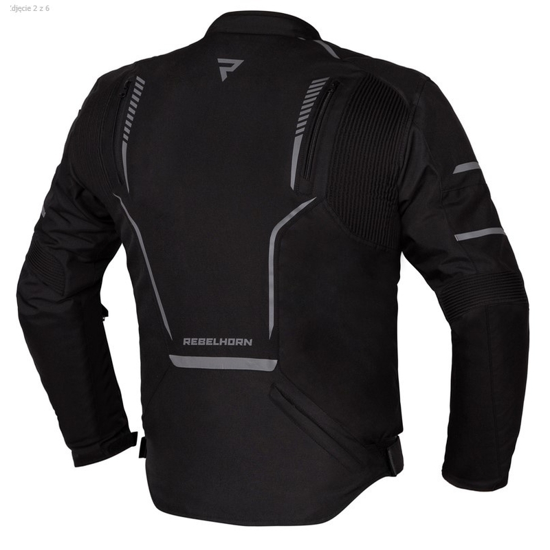 Rebelhorn Blast Blast negru jacheta de motociclete lichidare