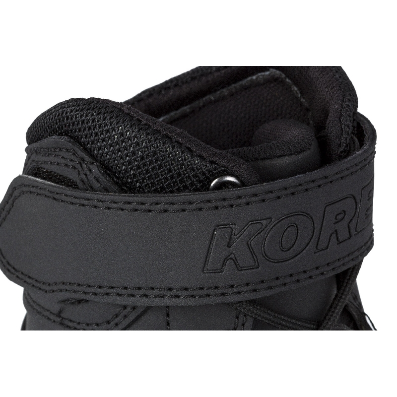 Cizme de motocicletă Kore Velcro 2.0 negru și alb pentru femei