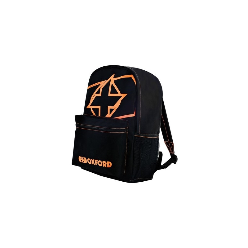 Rucsac Oxford X-Rider negru-fluo portocaliu