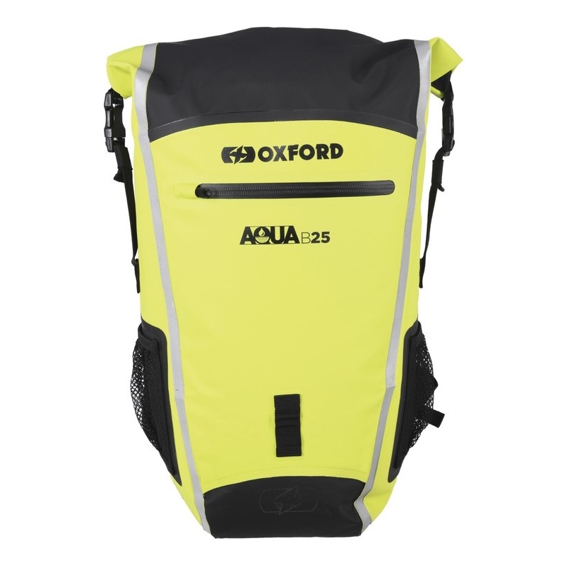 Rucsac impermeabil Oxford Aqua B25 negru-fluo galben 25 l výprodej lichidare