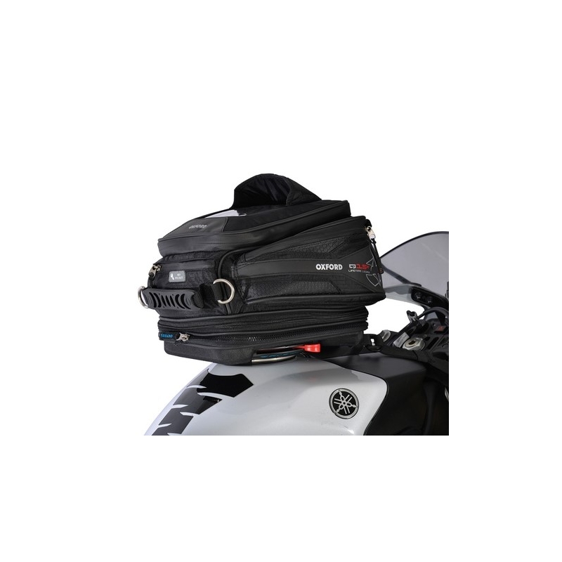 Tankbag pentru motocicleta Oxford Q15R QR negru negru 15 l