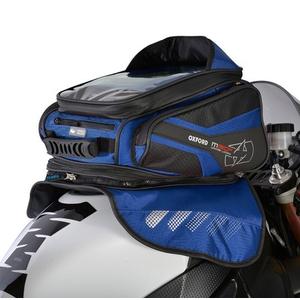 Geantă de rezervor pentru motociclete Oxford M30R negru-albastru