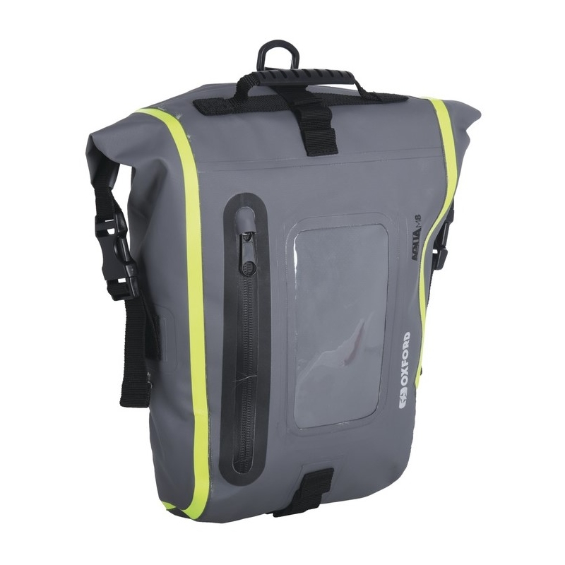 Tankbag pentru motocicleta Oxford Aqua M8 negru-gri-galben-fluo galben lichidare