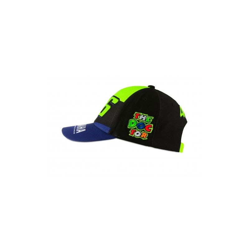 Șapcă pentru copii Valentino Rossi VR46 YAMAHA albastru-negru-galben