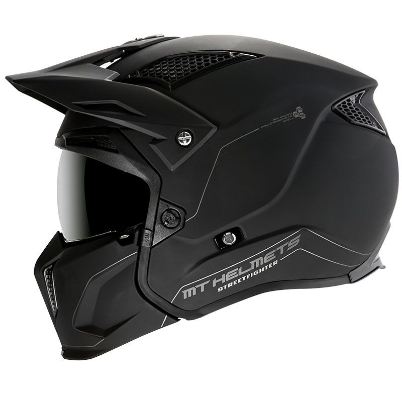 Cască de motocicletă MT Streetfighter SV Solid black matt - Grad II