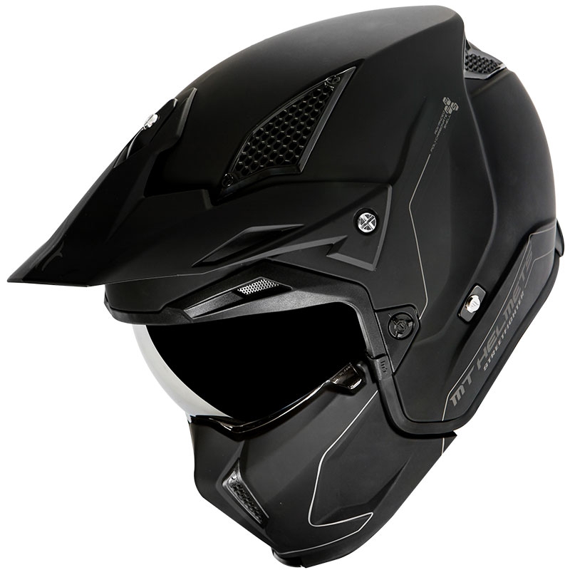 Cască de motocicletă MT Streetfighter SV Solid black matt - Grad II