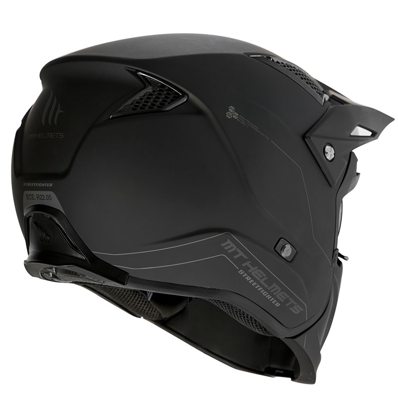 Cască de motocicletă MT Streetfighter SV Solid black matt - Grad II