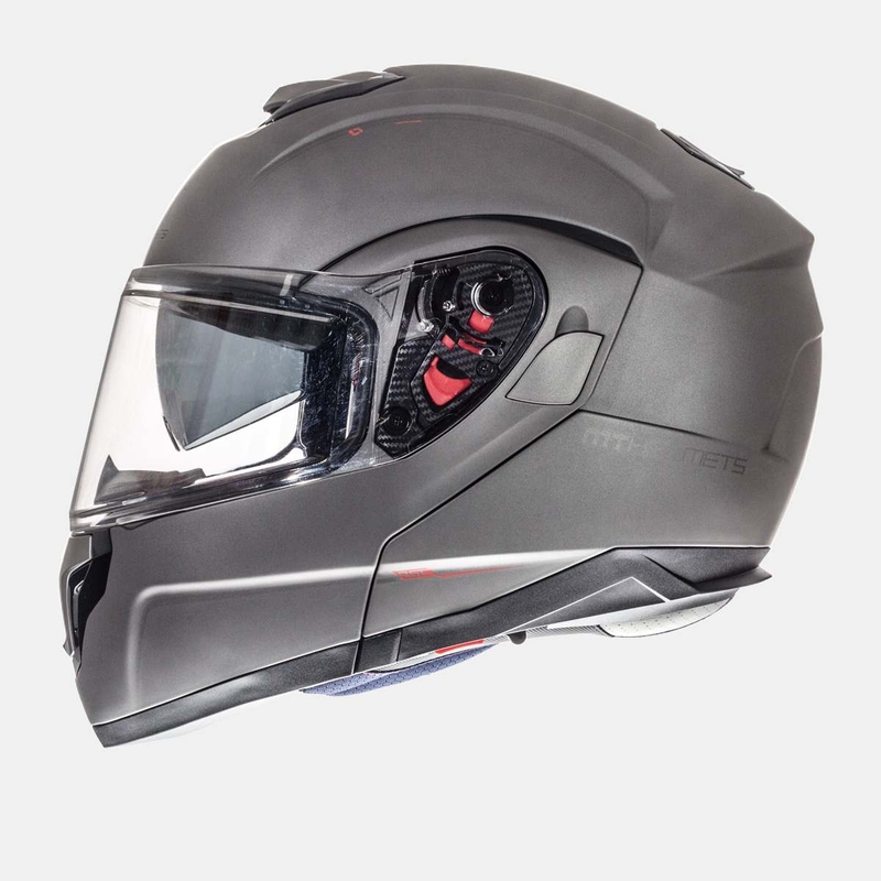 Cască de motocicletă MT Atom titan - grad II