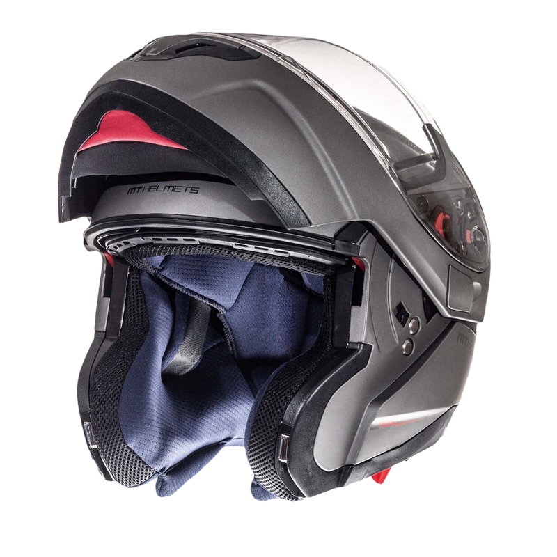 Cască de motocicletă MT Atom titan - grad II