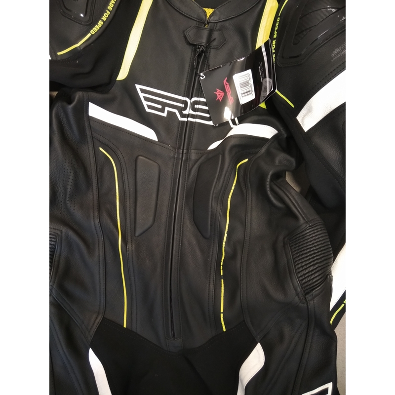 Costum întreg pentru bărbați RSA Road negru-alb-alb-galben-fluo - II. calitate