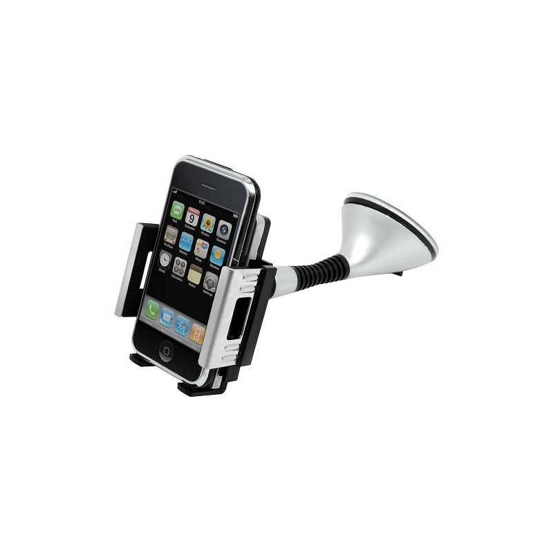 Suport de telefon / GPS pe ventuză SILVER