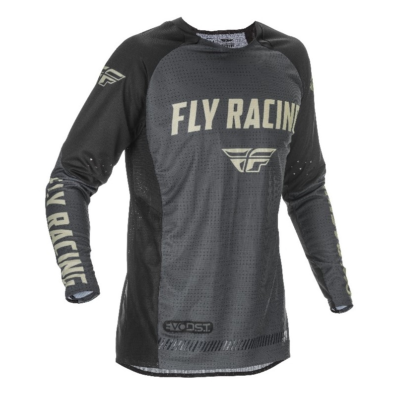 Tricou de motocros FLY Racing Evolution 2021 negru-gri