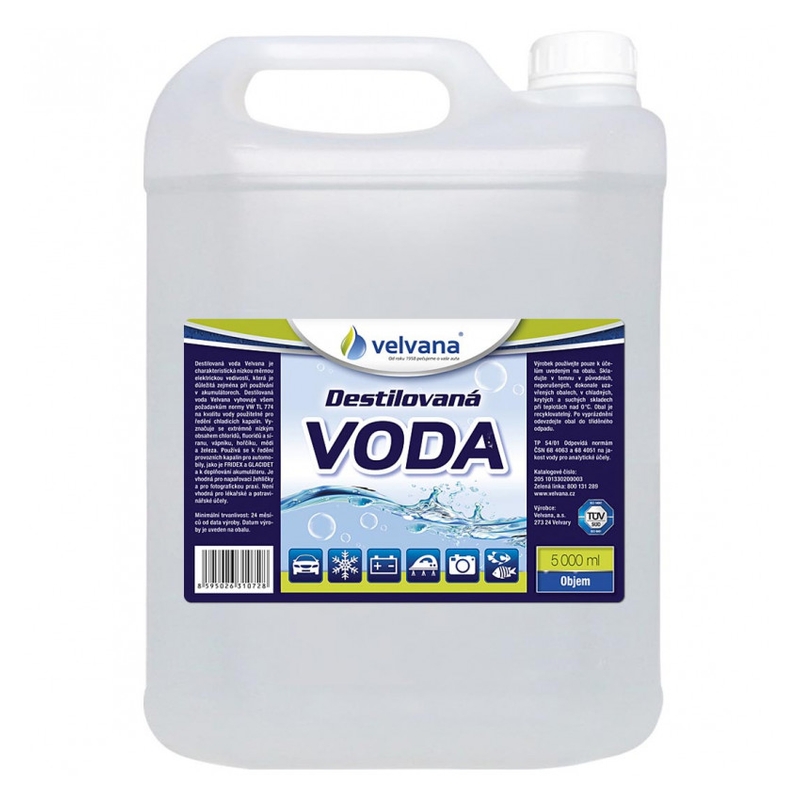 Apă distilată velvana 5 l