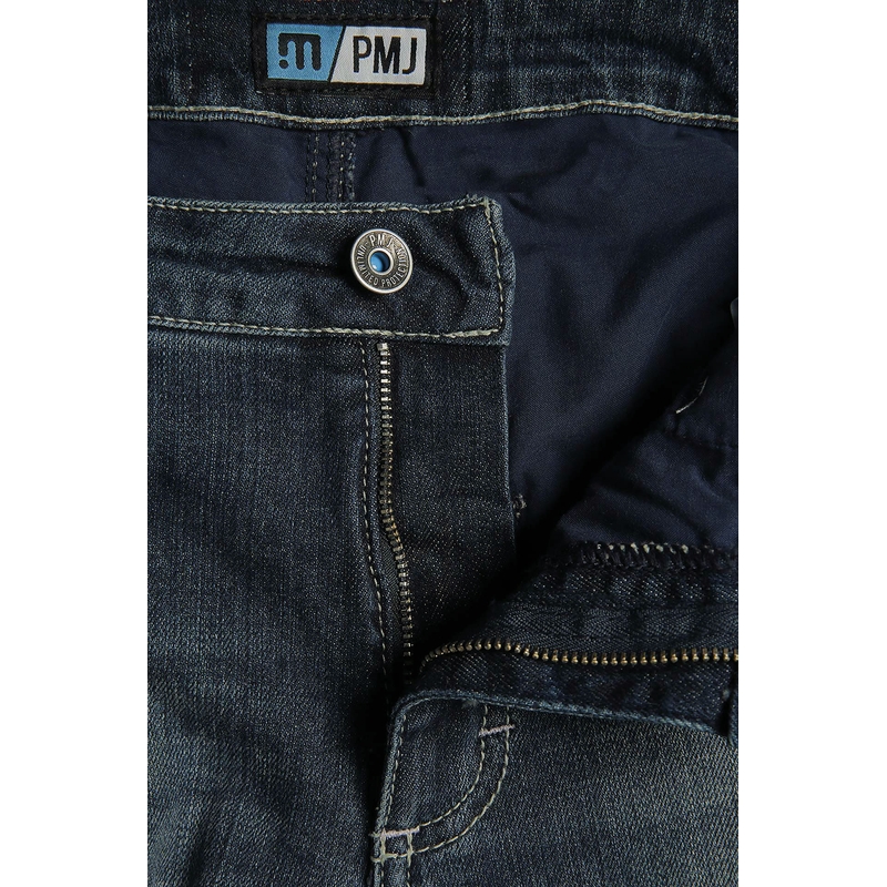 Blugi de motocicletă pentru femei PMJ Florida albastru lichidare