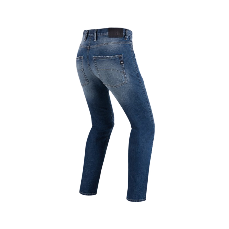 Blugi de motociclist PMJ Street albastru