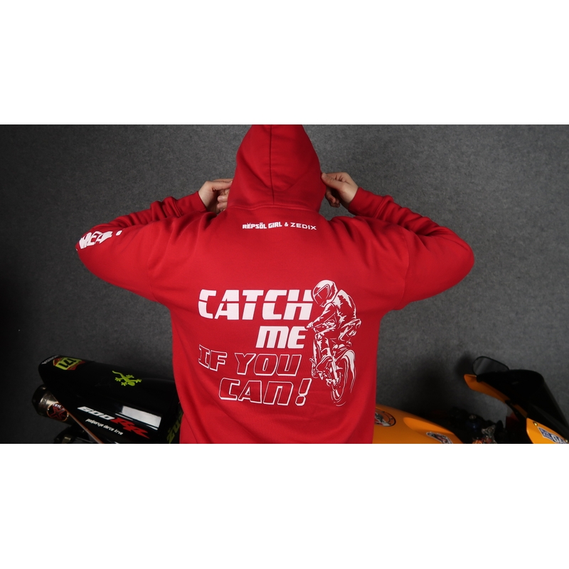 Sweatshirt Catch me if you can roșu